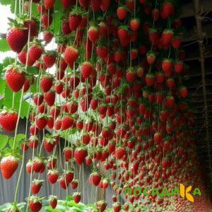 Клубника ампельная Анастасия купить по цене от 370р. в интернет-магазине «Посадика» с доставкой почтой в в Скопине и по всей России – [изображение №1].