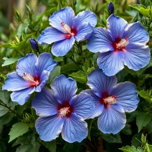 Гибискус садовый Блуминг Квин купить по цене от 259р. в интернет-магазине «Посадика» с доставкой почтой в в Скопине и по всей России – [изображение №1].