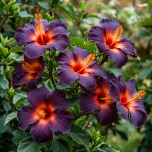 Гибискус Вивида Флэр купить по цене от 279р. в интернет-магазине «Посадика» с доставкой почтой в в Скопине и по всей России – [изображение №1].