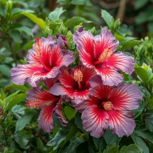 Гибискус Кримсон Флейм купить по цене от 479р. в интернет-магазине «Посадика» с доставкой почтой в в Скопине и по всей России – [изображение №1].